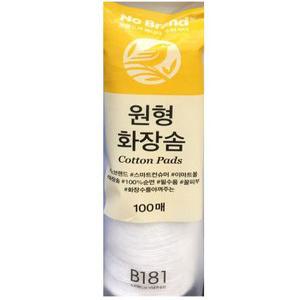 레벙뜨몰 노브랜드 원형 화장솜 100매 1개