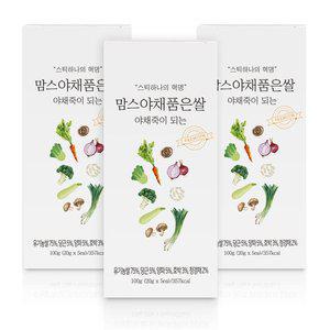 [맘스]야채죽이 되는 중기이유식용 쌀가루 야채품은쌀 3box, 1세트