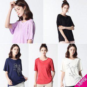 [홈쇼핑방송/르오트] 피치샤벳 코튼 모달 티블라우스