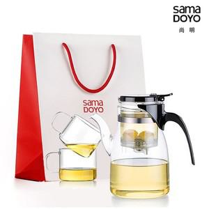 사마글라스 사마도요 티포트 세트 900ml + 찻잔2P 정품 쇼핑백