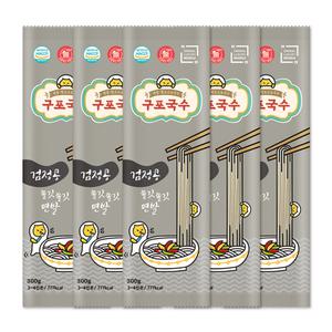 쫄깃 구포 국수 검은콩 검정콩 소면 300g X 5개