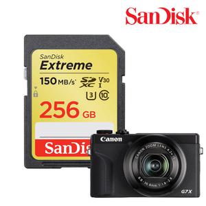 캐논 파워샷 G7X Mark III 호환 샌디스크 SD 메모리카드 (256GB)