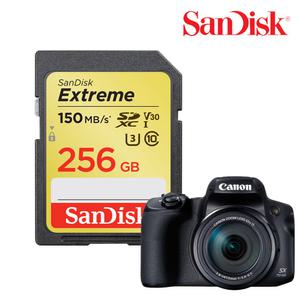 캐논 파워샷 SX70 HS 호환 샌디스크 SD 메모리카드 (256GB)