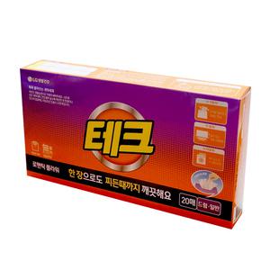 테크 간편시트 20매 로맨틱플라워 세탁세제