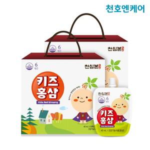 천심본 키즈홍삼 40mL 30개입 2박스/천호식품 6년근홍삼 어린이홍삼