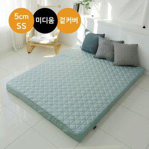 워너텍스 천연라텍스 매트리스 5cm 슈퍼싱글(SS) / 겉커버포함