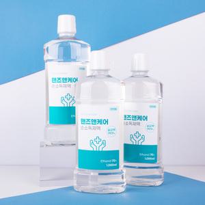 비츄인 핸즈앤케어 손소독제액 1000ml 6개 방역물품 에탄올70% 자동손소독기 리필 손소독제 A013
