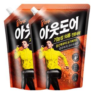 애경 울샴푸 아웃도어 리필 1L X 2개