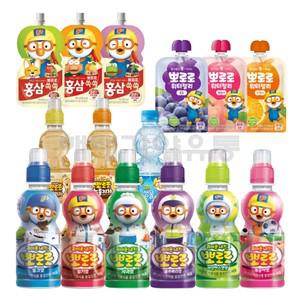 뽀로로 어린이 음료수 235ml x 24개 딸기 밀크 보리차 누룽지차 사과 샤인머스캣 블루베리
