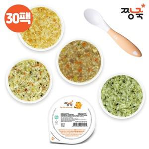 [보리보리/짱죽]골고루 이유식 죽1/죽2/진밥/아기밥/반찬 30팩