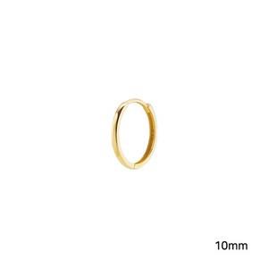 새미쥬얼리 18k 라운드 원터치 링귀걸이 10mm 낱개