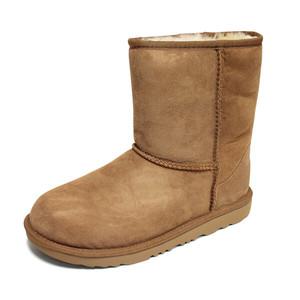 어그 키즈 UGG 클래식 쇼츠 2 부츠 주니어 아동 양털 스웨이드 방한 털신 체스트넛 1017703K-CHE