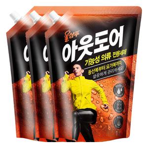 애경 울샴푸 아웃도어 리필 1L X 3개