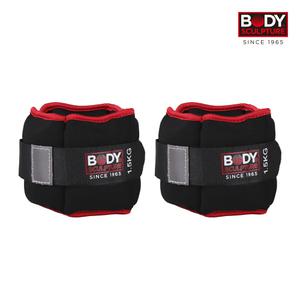 바디스컬쳐 소프트 손목 발목 모래주머니 중량 밴드 벨트 3kg