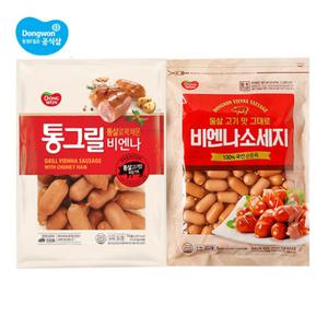 동원 비엔나 소시지 1kg x 2봉/통그릴 비엔나