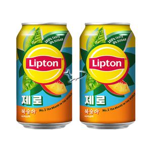 립톤 복숭아아이스티 제로 355ml x 12캔