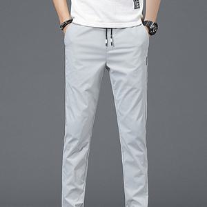 쿨팬츠 여름바지 슬림슬랙스 아이스바지 밴딩 남자여름바지 밴딩팬츠 냉감바지