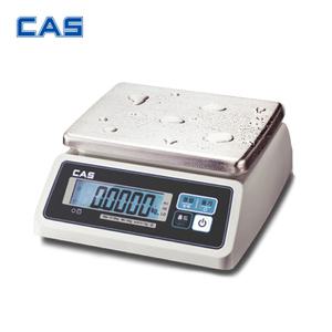 카스 방수 전자 저울 SWII-CW LCD 건전지타입 계량 계수 수산시장