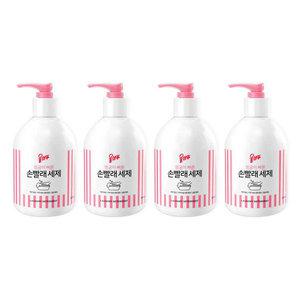 울샴푸 손빨래세제 용기, 380ml, 4개