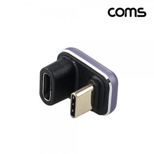 JA220 Coms USB4.0TypeC젠더C타입toC타입MF240WE-Marker이마커최대40Gbps180도꺾임