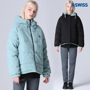 [케이스위스][케이스위스(K-SWISS)] 리버시블 후리스 덕다운 패딩