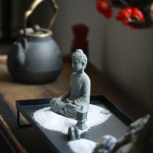 가정용 부처님 불상 대형 높이 13.2cm 수족관 화단 인테리어 소품 GS0600569B