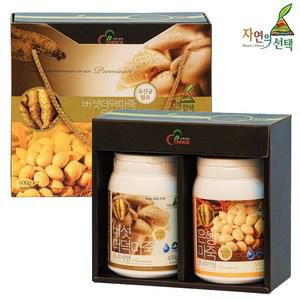 [자연의선택][10+1] 프리미엄 마죽선물세트 1호 1.2kg(은행마죽600g/버섯더덕마죽600g)