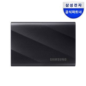 삼성전자 공식인증 포터블 T9 외장하드SSD 1TB 1테라 블랙 MU-PG1T0B/WW + 파우치 (정품)
