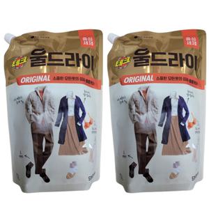 테크 중성세제 울드라이 리필 1.3L 2개
