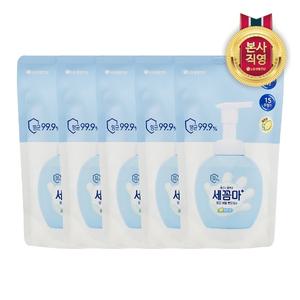 온더바디 세꼼마 버블 항균 핸드워시 리필 200ml 레몬 x 5개
