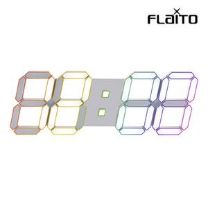 국산 플라이토 프리즘 3D LED 인테리어 벽시계 LG전구 38cm