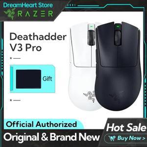 Razer-DeathAdder V3 Pro 무선 게임용 마우스, 게이머 63g 초경량 30K DPI 광학 센서 Pc 노트북용