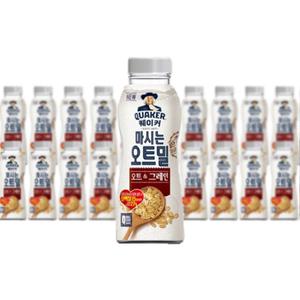 롯데제과 퀘이커 마시는 오트밀 오트 그레인 50g 12개