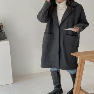 [하프클럽/다잇템]여자 주머니 FUR FW 밍크 버튼 포근한 코트