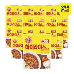 [오뚜기] 3분 하이라이스 소스 200g 20개