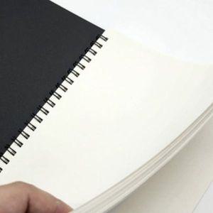 [오너클랜]A5노트 드로잉북 연습장 검정 무지 스케치 수학