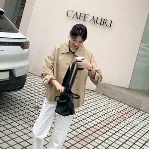 [GS단독-메이블루] 하프 트렌치 자켓