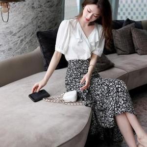 [RGN2288R]스커트 머메이드 롱스커트 쉬폰스커트 플
