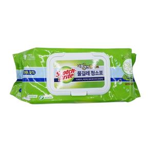 3M 막대걸레용 물걸레 청소포 더블액션+ 대형 20매