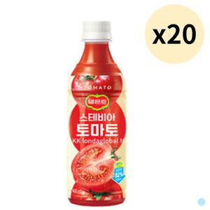 델몬트 스테비아 토마토 주스 건강 저당 400ml 20개