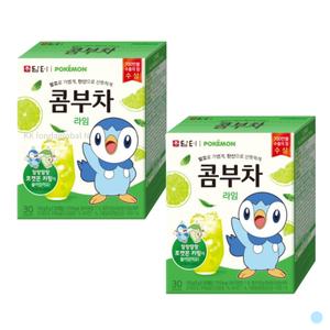 담터 콤부차 포켓몬 라임 음료 탄산 유산균 30p X 2