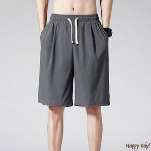 남자7부반바지 남성 트레이닝 아이스 반바지 시원한 남자 여름 냉감 팬츠