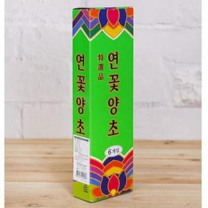 [RG989764]명광연꽃양초 6입 5개 양초 초 밀초 촛불