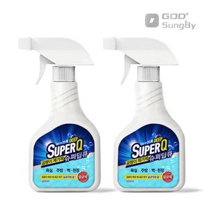 갓성비 슈퍼딥큐 뿌리는 곰팡이제거제 500ml+500ml 욕실 타일 벽지 창틀 베란다