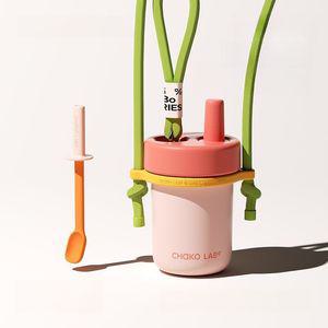 샤코랩 텀블러 스텐 스푼 보온보냉 목걸이 480ml chakolab