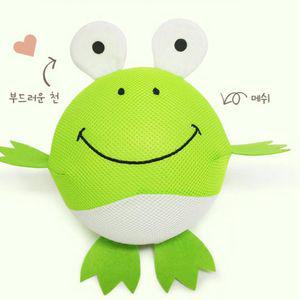 (타입 개구리) 해피타운 탱탱볼 애니멀볼 7종 중 택1(미니펌프포함)/유아/공/동물/놀이/소프트/완구/토이/
