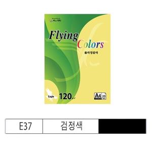 (9106590) 플라잉칼라 A3 120g 100매 E37 검정색