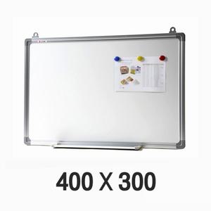 문구 화이트보드 자석 400 X 300/메모/보드판/사무실/가정용/회의실/흰색/칠판/벽걸이