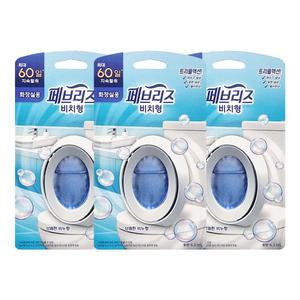 페브리즈 화장실용 방향제 상쾌한 비누향 6.3ml 1입 X 3개