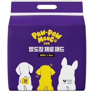 포포몽 발도장 제로 배변패드, 대형(70 x 60..., 20개입, 1개 one option